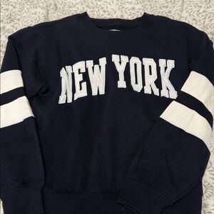 Navy Blue 'New York' Men's Sweater